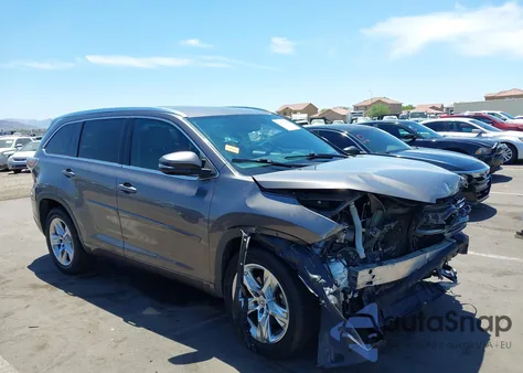 2016 Toyota Highlander Limited V6 из США, поврежденный, VIN 5TDYKRFH0GS137879